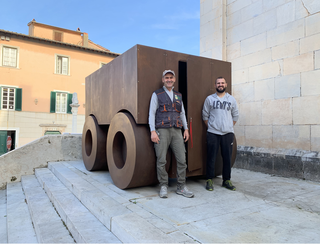 La 74, La 74 sul sagrato della Chiesa di Sant'Agostino, Pietrasanta, 2019